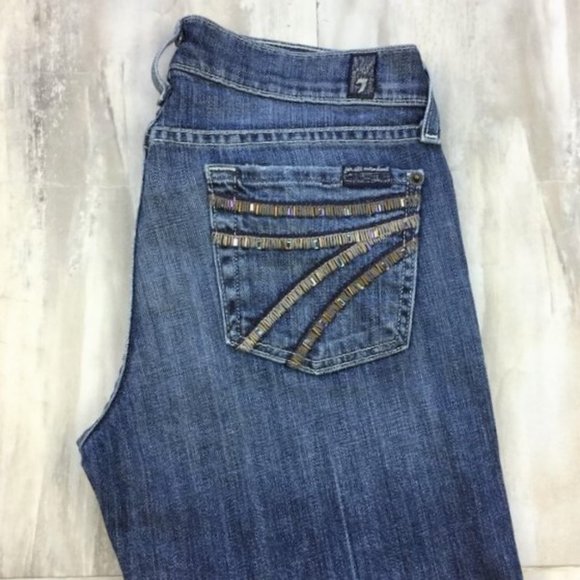 7 for all Mankind DOJO Jean 26 (inseam 30") - Picture 2 of 8